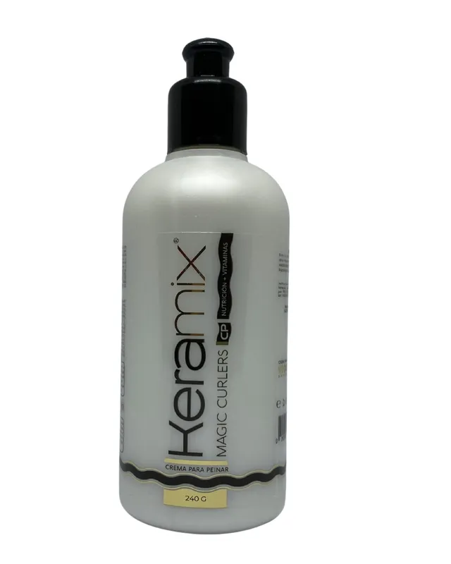 CREMA PARA PEINAR MAGIC CURLIRS KERAMIX nutricion y vitaminas cont.240g