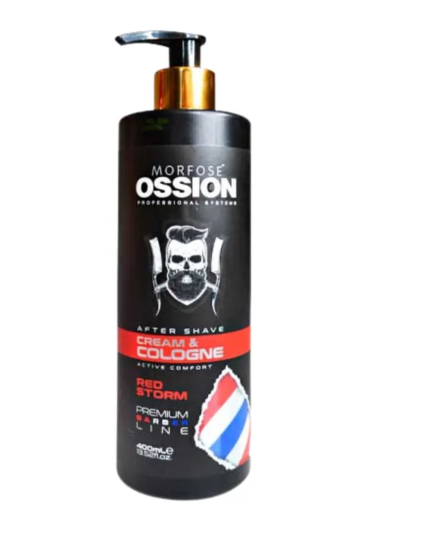 CREMA Y PERFUME RED STORM active comfort (despues de afeitar) Morfose OSSION cont.400ml