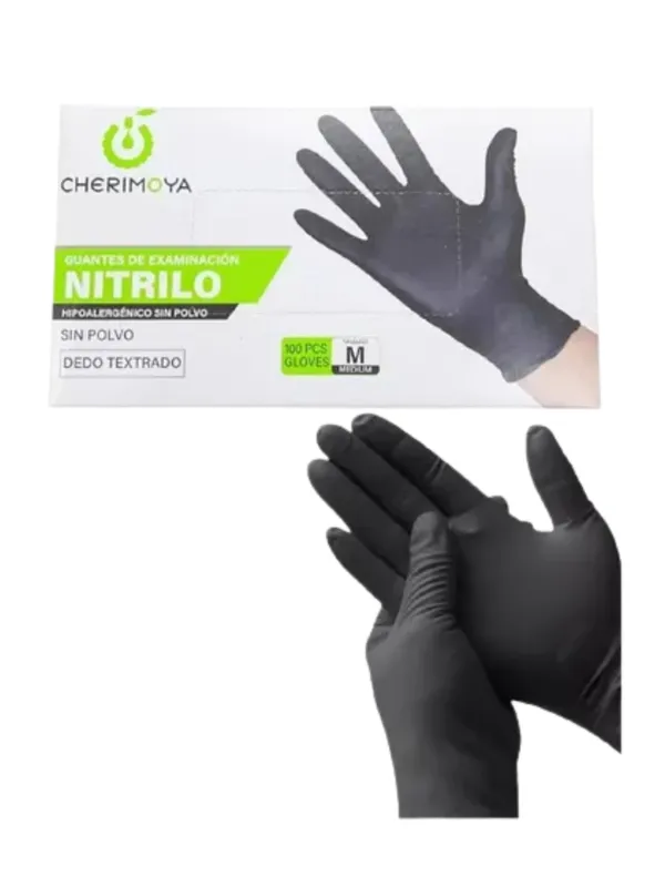 GUANTES DE NITRILO 100pcs (tamaño M)
