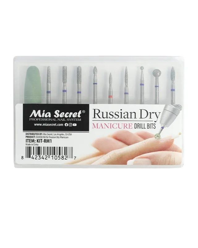 KIT PUNTA DRILL MANCURA RUSA 10PUNTAS MIA SECRET (5827)