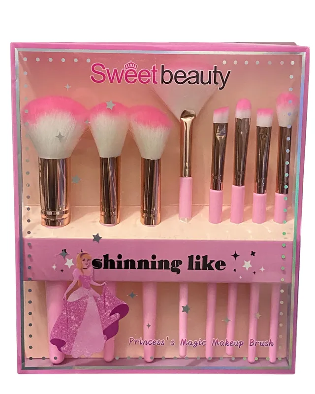 BROCHA MAQUILLAJE SWEET BEAUTY SZ-1679 (ROSA)