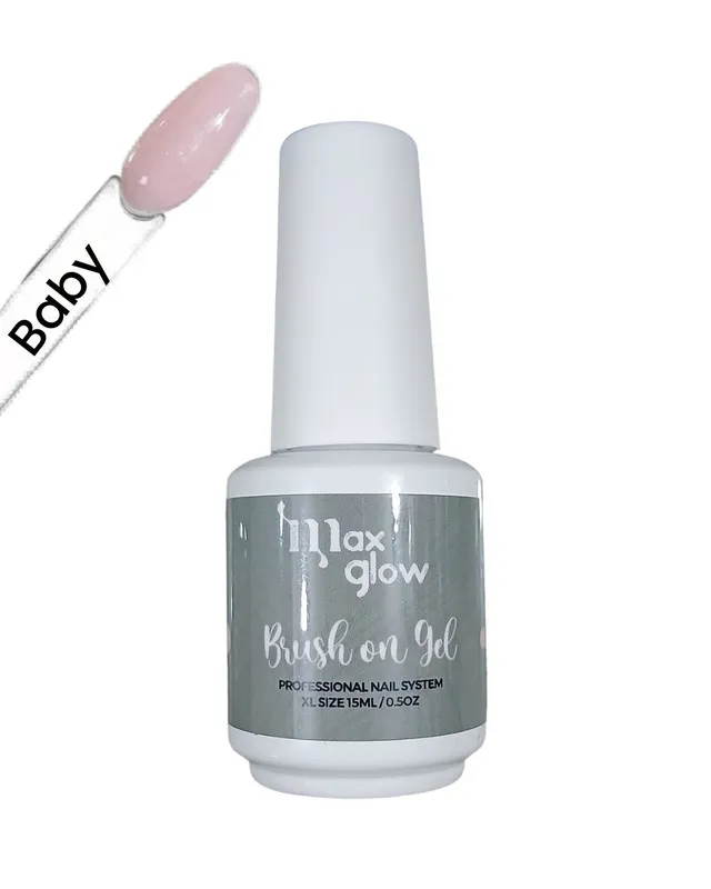 BRUSH ON GEL MAX GLOW BABY 15ml.