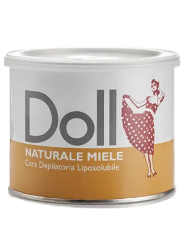 CERA DEPILATORIA MARCA DOLL,  NATURALE MIELE LIPOSOLUBLE (7005)