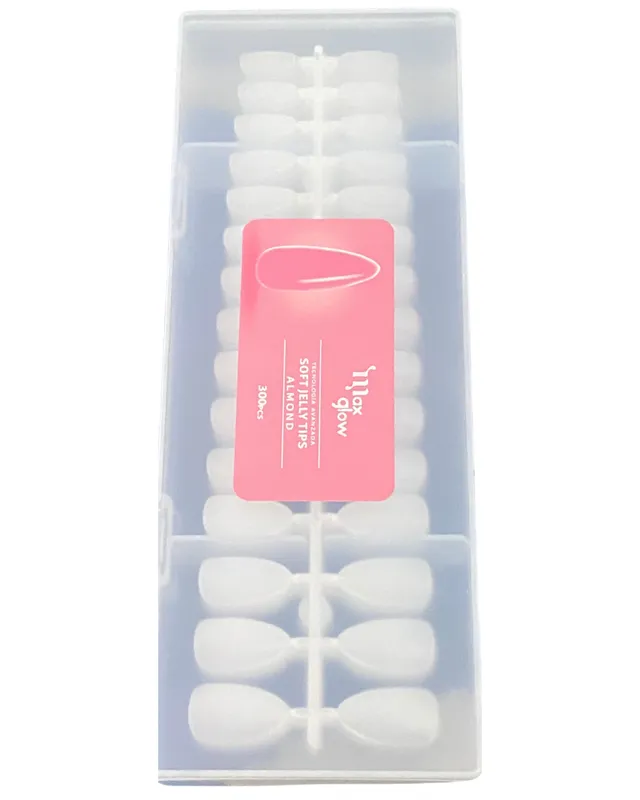 UÑAS JELLY ALMOND X300 TEC AVANZADA MAX GLOW (ML1244)